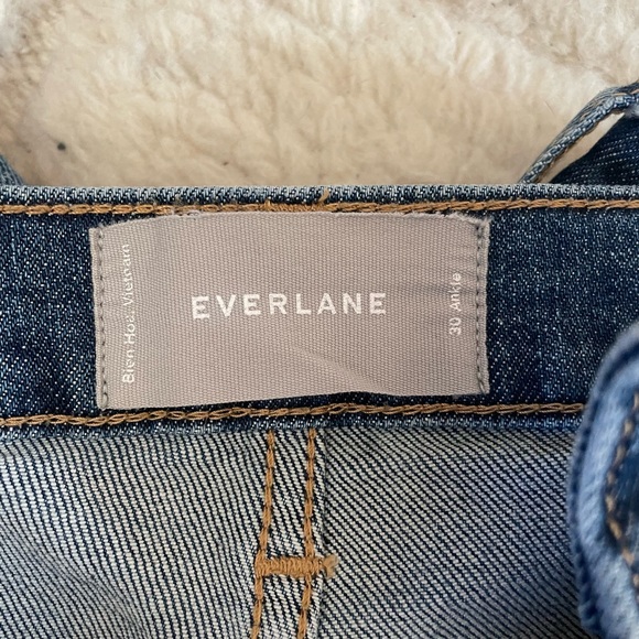 Everlane High Rise Straight Ankle Jean (multiple sizes) - Picture 5 of 7
